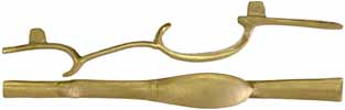 Triggerguard, Lebanon County, sand cast brass